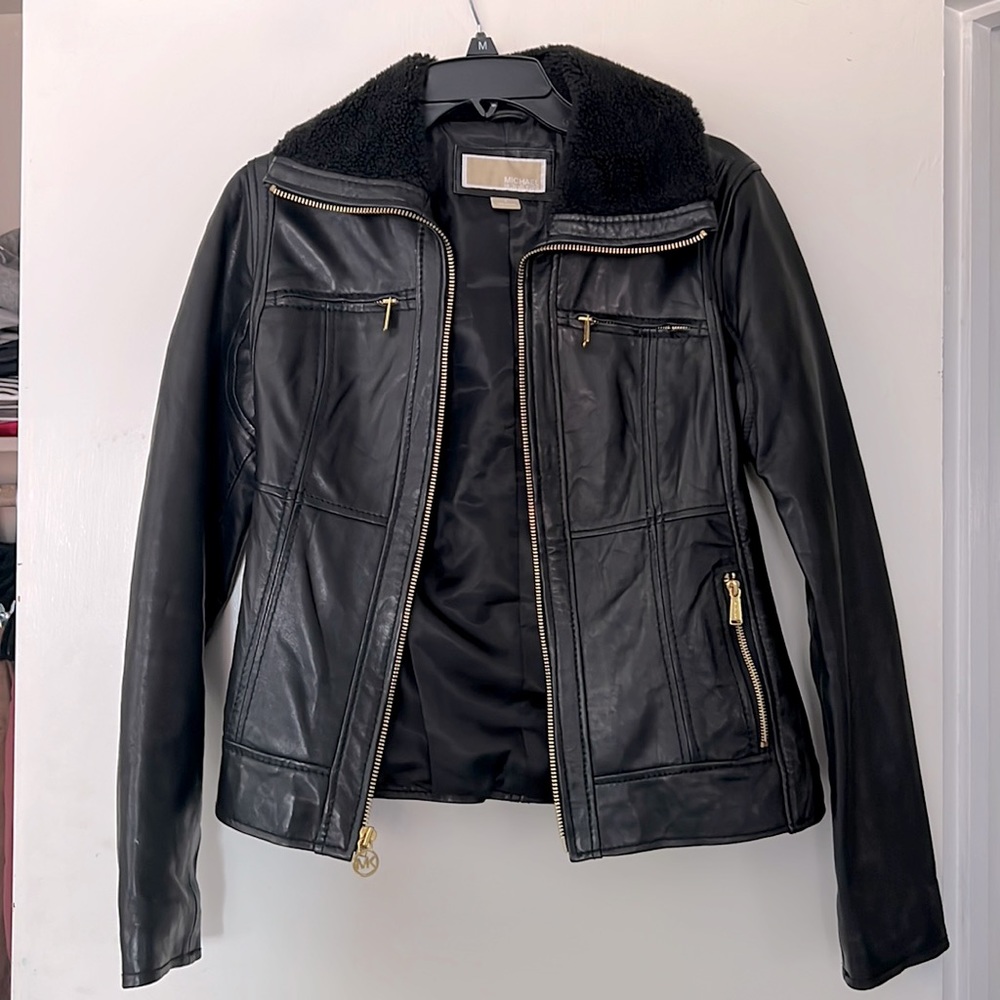 Gorgeous Michael Kors leather jacket